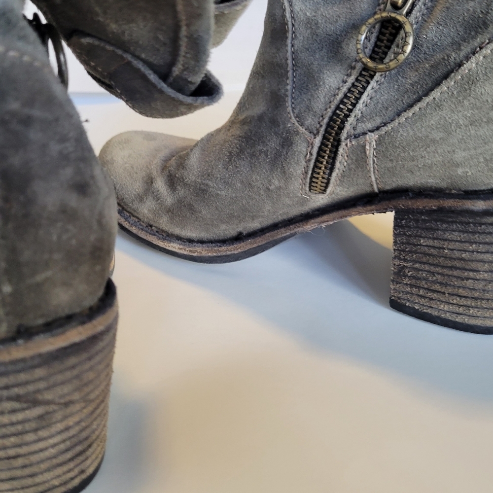FIORENTINI + BAKER Brown Suede Boots - Picture 11 of 12